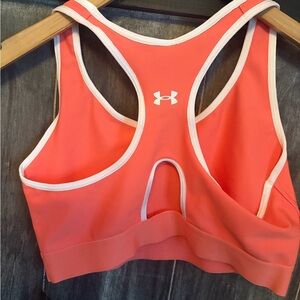 Under Armour Women's Vibrant Coral Sports Bra
